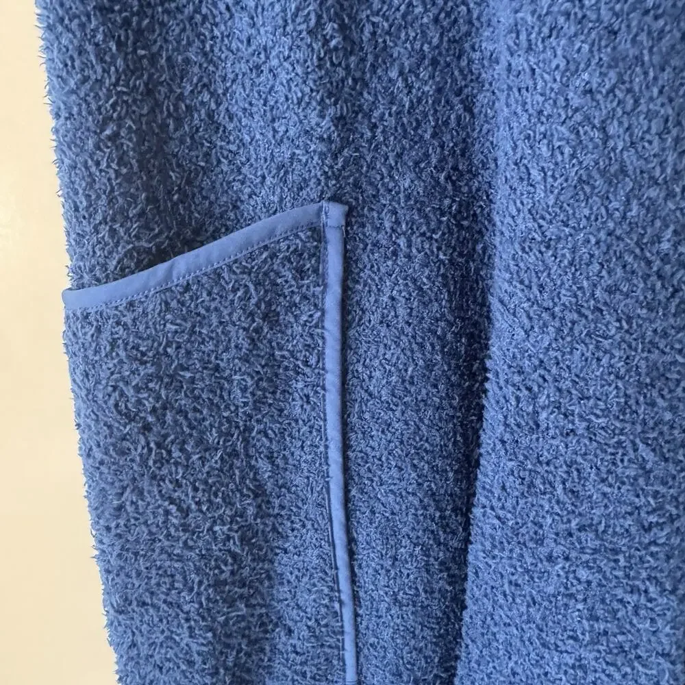 Free People Movement Small Hot Shot Cuddle Up Fleece One Piece Blue Jumpsuit